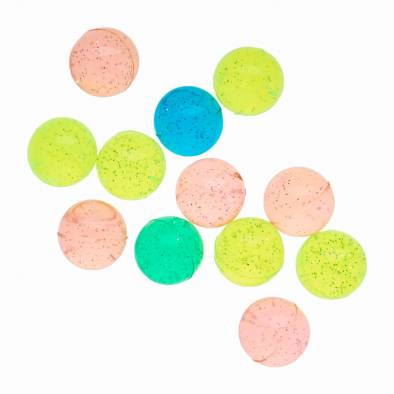 1.5inch Glitter Transparent Bouncy Ball (12pcs)
