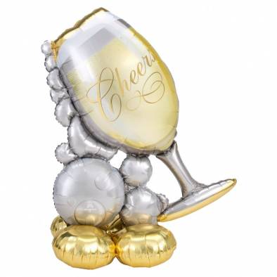 Wine Glass Airloonz A42468 Foil Balloon