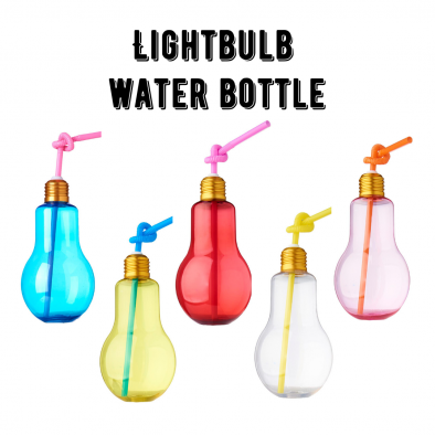 Lightbulb Water Bottle (Assorted)