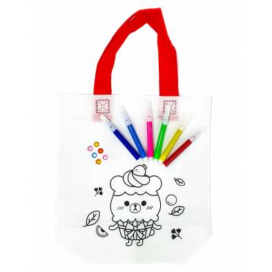 Coloring Convenient Tote Bag Set QY-041 (12pcs)