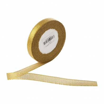 0.5 Inch Cloth Ribbon (Gold)