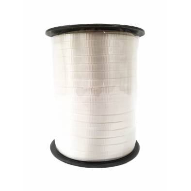 0.5cm Balloon Ribbon (White)