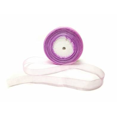 0.75 Inch Organza Ribbon (Purple)