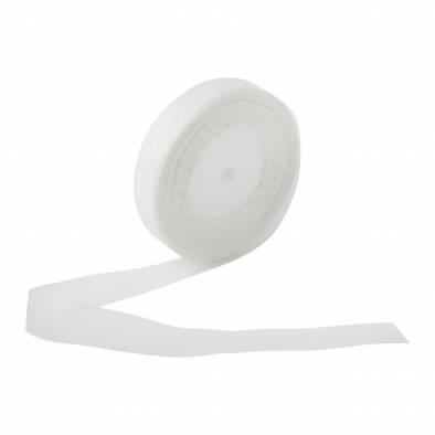 0.75 Inch Organza Ribbon (White)