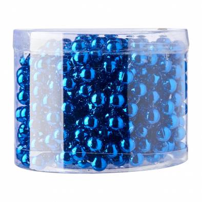 0.8cm Christmas Beads (Blue)