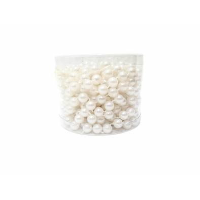 0.8cm Christmas Beads (White)