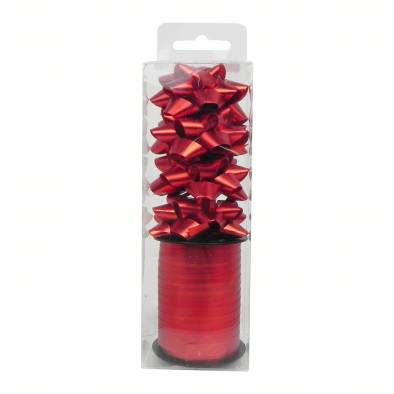 1cm Matte Ribbon Set (Red)