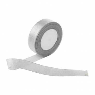 1 Inch Cloth Ribbon (Silver)