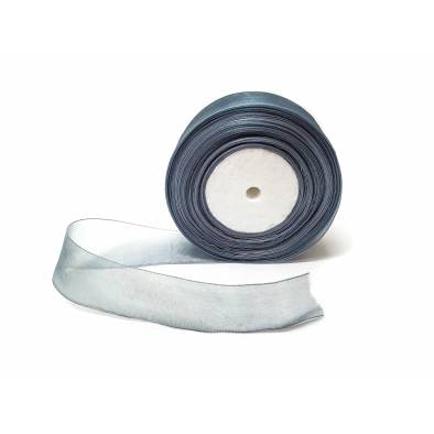 1 Inch Organza Ribbon (Grey)