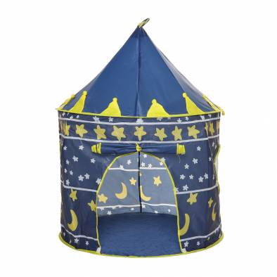 105x135cm Castle Play Tent (Blue)