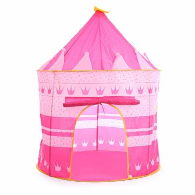 105x135cm Castle Play Tent (Pink)