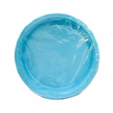 10Inch Plastic Plates (Baby Blue) (50pcs)