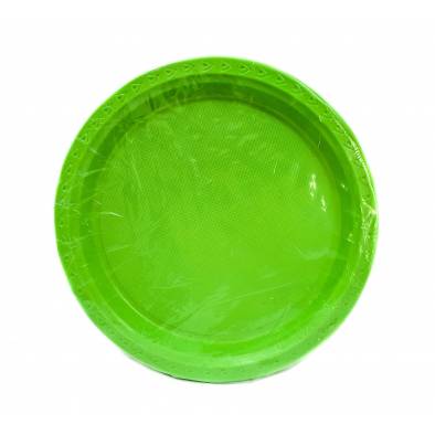 10Inch Plastic Plates (Green) (50pcs)