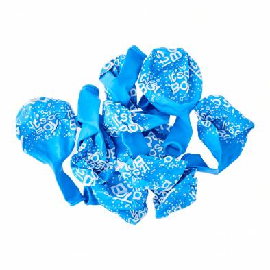 10pc It's a Boy Baby Shower Printed Latex Balloon (12")