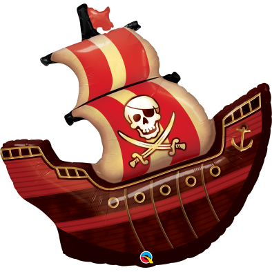 Pirate Ship Q16439 Foil Balloon