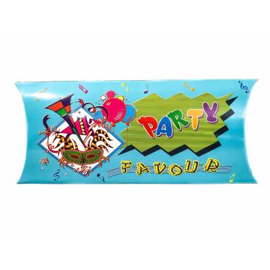 11x24x4cm Party Favour Pillow Box (Blue) (10pcs)