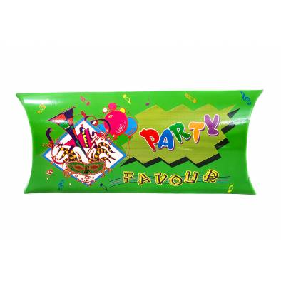11x24x4cm Party Favour Pillow Box (Green) (10pcs)