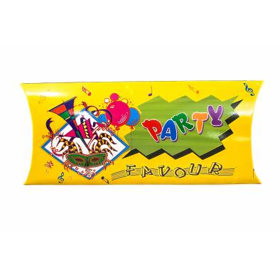 11x24x4cm Party Favour Pillow Box (Yellow) (10pcs)