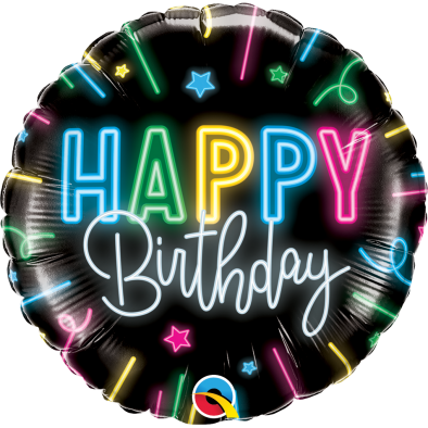 18inch Birthday Neon Q12276 Foil Balloon
