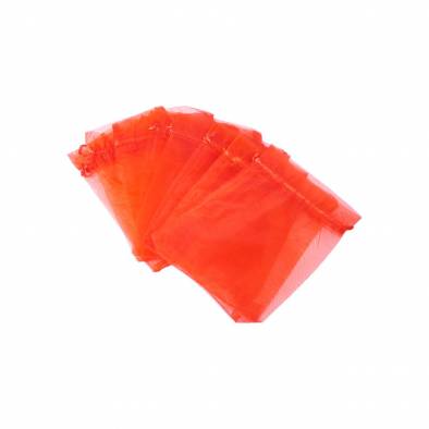 12cm x 16cm Organza Bag (Red) (10pcs)