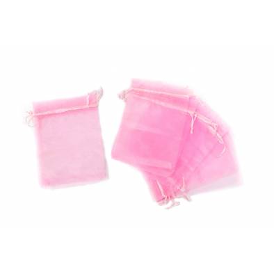 12cm x 16cm Organza Bag (Pink) (10pcs)