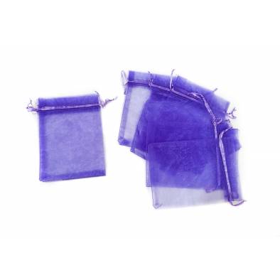 12cm x 16cm Organza Bag (Purple) (10pcs)