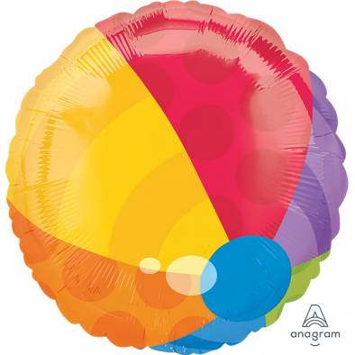 S40 17inch Beach Ball A13605 Foil Balloon