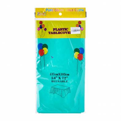 Color Plastic Tablecover (Green)