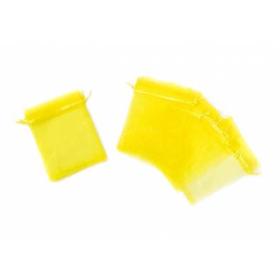 14cm x 20cm Organza Bag (Yellow) (10pcs)