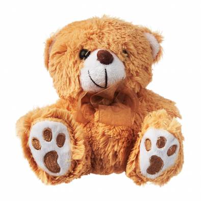 15cm Furry Teddy Bear (Brown)