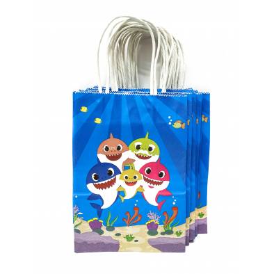 15x20x8cm Baby Shark Kraft Paper Bag