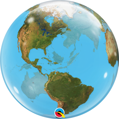 22inch Planet Earth Q16871 Deco Bubble Balloon