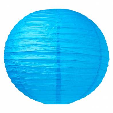 10" Round Color Paper Lantern (Blue)