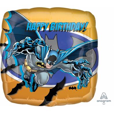 S60 Batman Birthday A17752 Foil Balloon