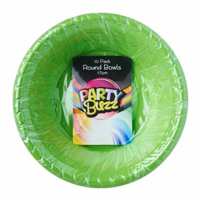 Solid Color Plastic Bowls (Green)