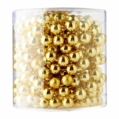 1cm Christmas Beads (Gold)