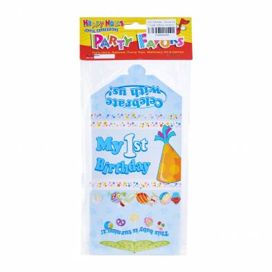 1st Birthday Invitation Cards (Blue) (12pcs)