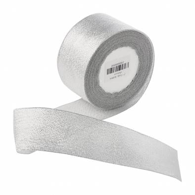 2 Inch Cloth Ribbon (Silver)