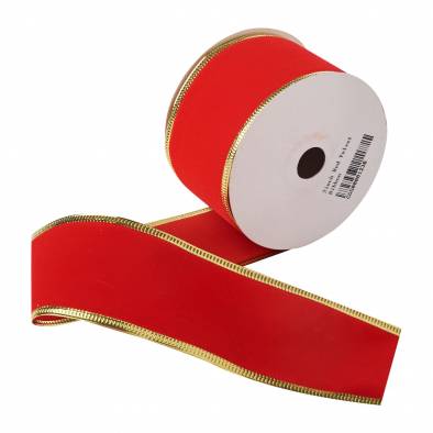 2 Inch Red Velvet Ribbon