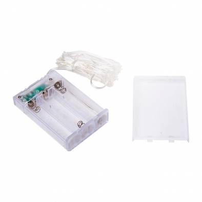 30 LED Battery Operated Bendable Wire Fairy Lights (Mixed/Transparent Wire)