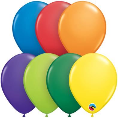5inch Q20914 Round Latex Balloons (Carnival AST) (100pcs)