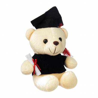 20cm Graduation Bear (Cream)