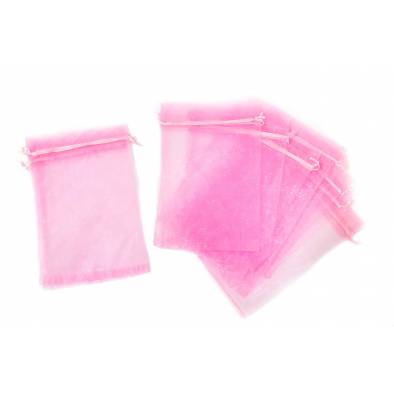 20cm x 28cm Organza Bag (Pink) (10pcs)