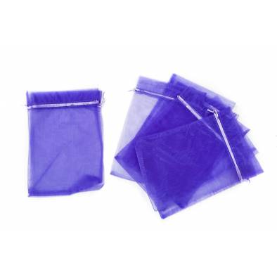 20cm x 28cm Organza Bag (Purple) (10pcs)