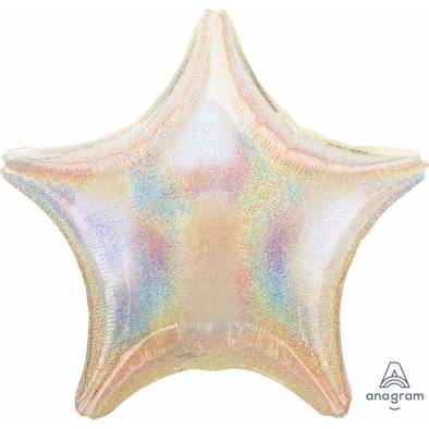 P45 Silver Jumbo Star Dazzle A25036 Foil Balloon
