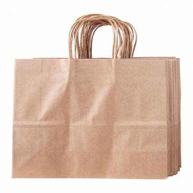 32x25x11cm Kraft Paper Bag (Brown)