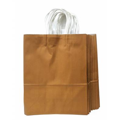 25x32x11.5cm Kraft Paper Bag (Light Brown) (12pcs)