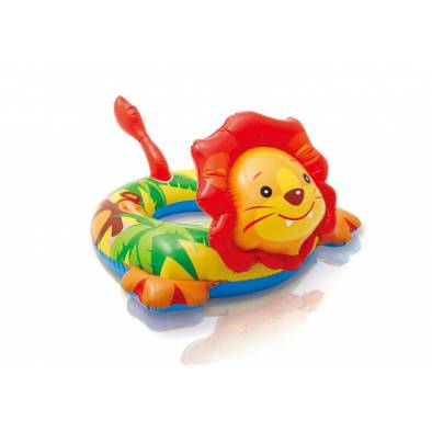 Intex 28x26inch Deluxe Animal Ring Float 58221NP (Lion)