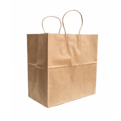 28x28x15cm Kraft Paper Bag (Brown)