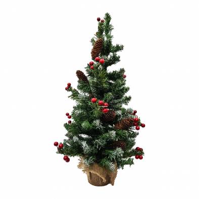 2ft Snow-Tip Pine Spruce Christmas Tree (16-85-Green)